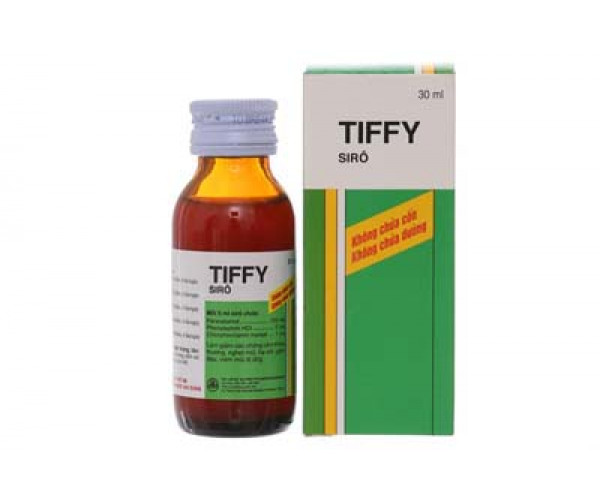 Siro điều trị cảm cúm Tiffy (30ml)