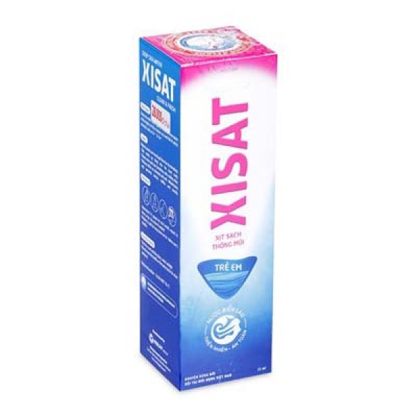 Nước biển sâu sạch thông mũi Xisat trẻ em (75ml)