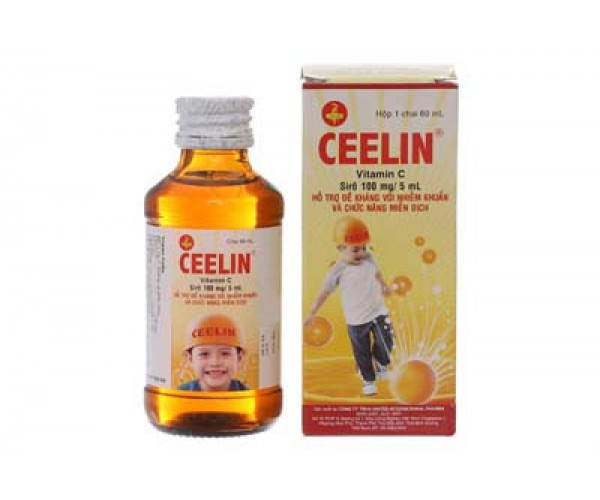 Sirô hỗ trợ đề kháng nhiễm khuẩn, tăng chức năng miễn dịch cho trẻ Ceelin (60ml)