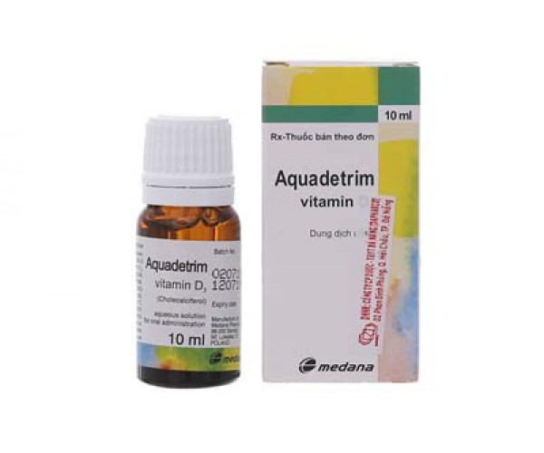 Thuốc bổ sung Vitamin D3 Aquadetrim Vitamin D3 (10ml)