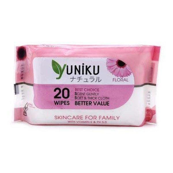 Khăn giấy ướt Yuniku 20 tờ