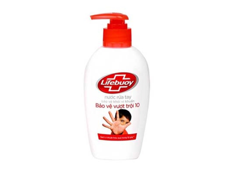 Nước rửa tay sạch khuẩn bảo vệ vượt trội Lifebuoy (177ml)