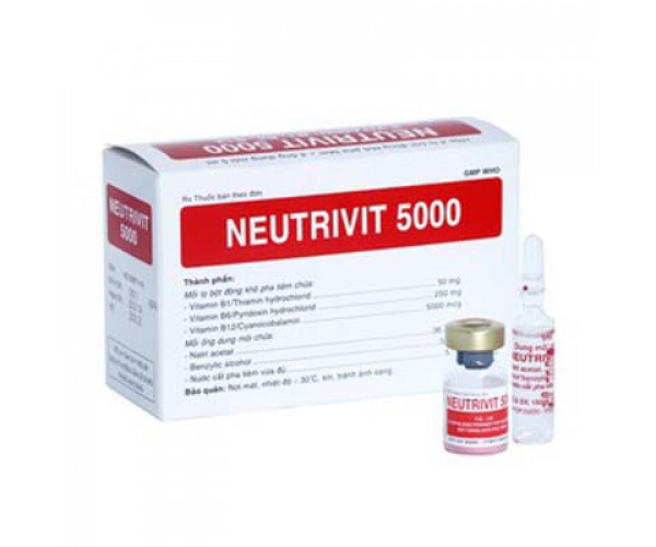 Bột đông khô pha tiêm Neutrivit 5000
