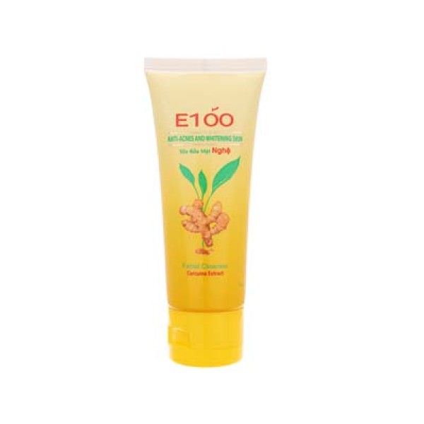 Sữa rửa mặt nghệ trắng da, ngăn ngừa mụn E100 (50g)
