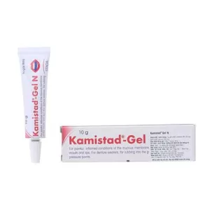 Gel điều trị các chứng viêm, đau ở viêm mạc miệng và môi Kamistad (10g)