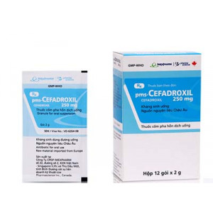 Thuốc kháng sinh Cefadroxil 250mg Imexpharm (12 gói/hộp)