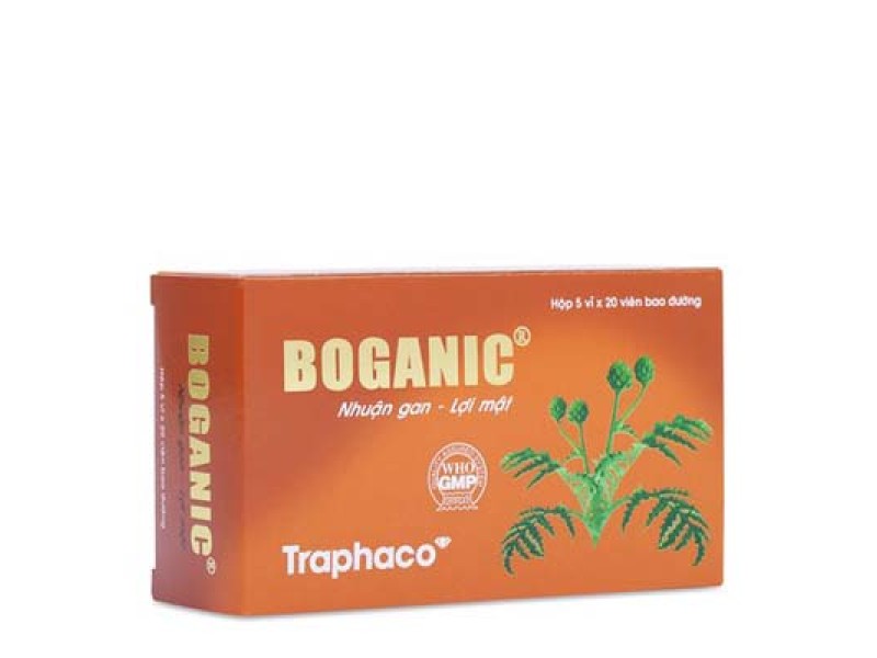Thuốc bổ gan, lợi mật, thông tiêu, giải độc Boganic Traphaco (5 vỉ x 20 viên/hộp)