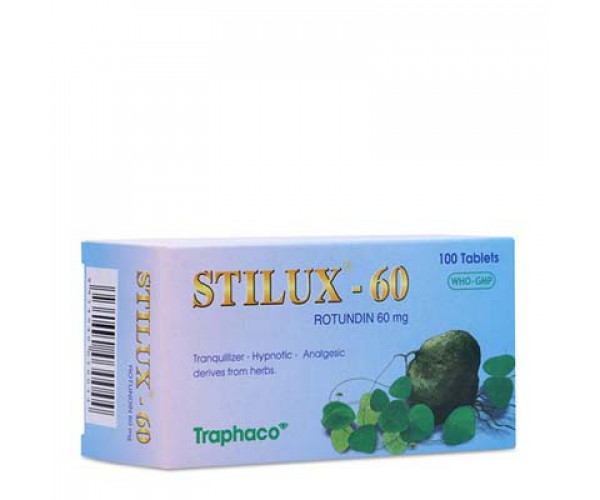 Thuốc an thần, gây ngủ, giảm đau Stilux-60 (10 vỉ x 10 viên/hộp)