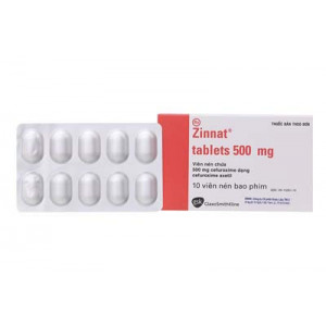 Thuốc kháng sinh Zinnat Tablets 500mg (10 viên/hộp)