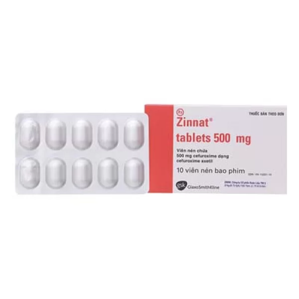 Zinnat Tablets 500mg (10 tablets/box)