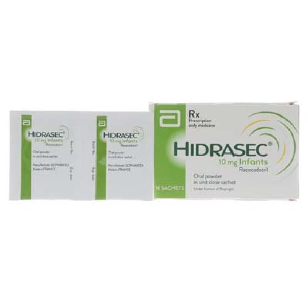 Thuốc bột trị tiêu chảy Hidrasec Infants 10mg (16 gói/hộp)
