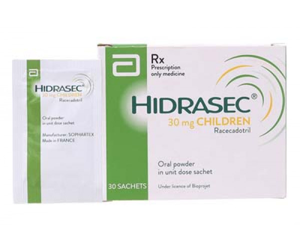 Thuốc bột trị tiêu chảy cho trẻ Hidrasec Children 30mg (30 gói/hộp)