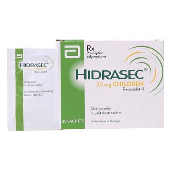 Thuốc bột trị tiêu chảy cho trẻ Hidrasec Children 30mg (30 gói/hộp)
