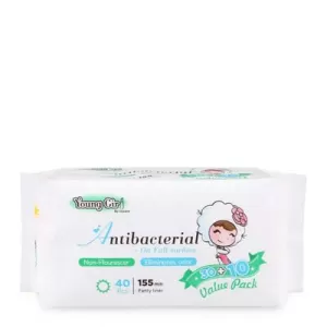 Băng vệ sinh UUcare Young Girl kháng khuẩn hàng ngày 155mm (40 miếng/gói)