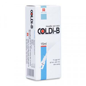 Thuốc xịt mũi điều trị các triệu chứng ngạt mũi, sổ mũi Coldi-B (15ml)