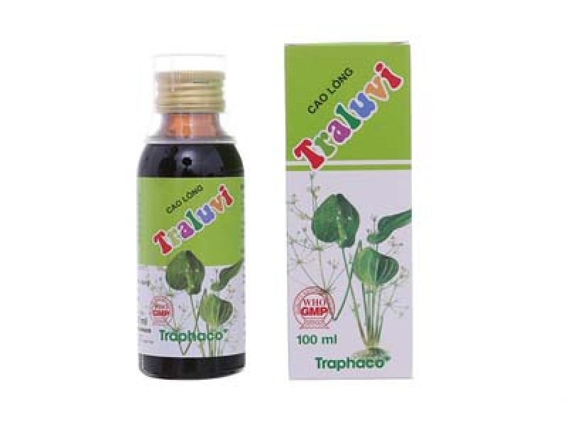 Cao lỏng cho trẻ biếng ăn, ra mồ hôi trộm Traluvi (100ml)