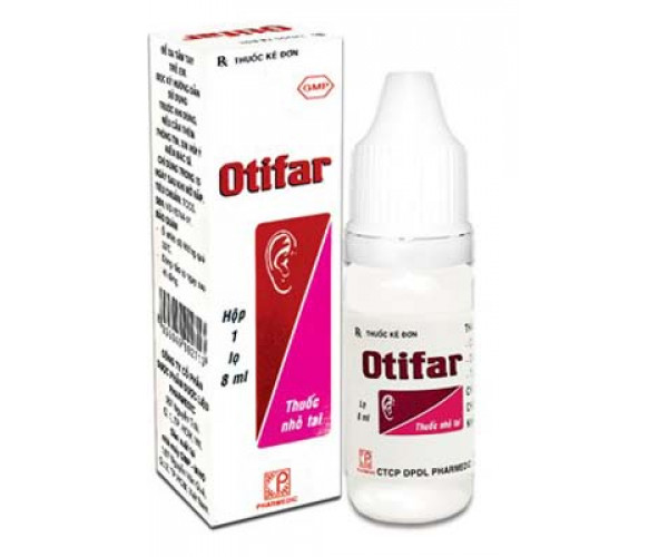 Thuốc nhỏ điều trị viêm tai Otifar (8ml)