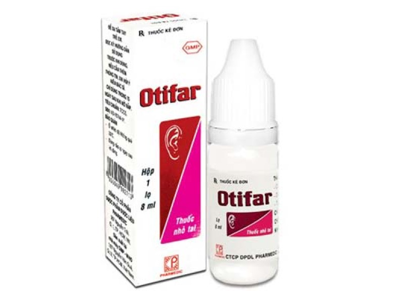 Thuốc nhỏ điều trị viêm tai Otifar (8ml)