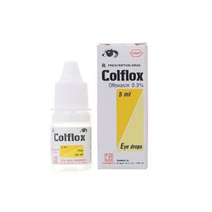 Thuốc nhỏ mắt kháng sinh Colflox 0.3% (5ml)