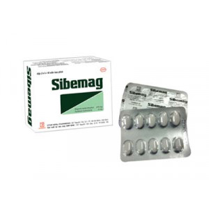 Thuốc bổ sung vitamin B6 & Magnesium Sibemag (3 vỉ x 10 viên/hộp)