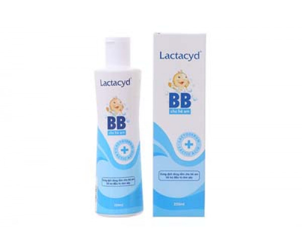 Dung dịch tắm cho trẻ em hỗ trợ điều trị rôm sảy Lactacyd BB (250ml)