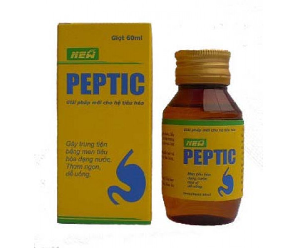 Sirô hỗ trợ tiêu hóa New Peptic (60ml)