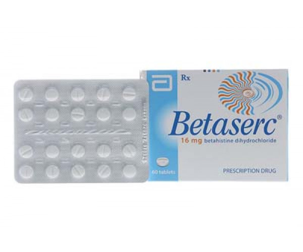 Thuốc trị rối loạn tiền đình Betaserc 16mg (3 vỉ x 20 viên/hộp)