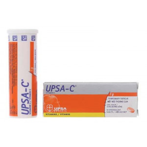 Viên sủi điều trị thiếu hụt Vitamin C Upsa-C 1g (10 viên/tube)