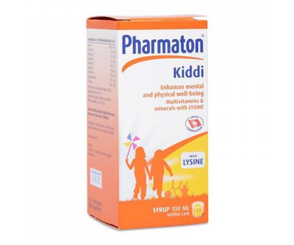 Sirô bổ sung Vitamin và tăng cường sức đề kháng cho trẻ Pharmaton Kiddi (100ml)