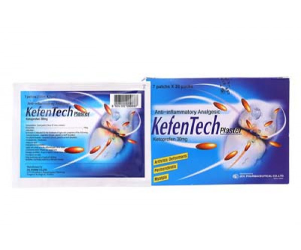 Cao dán giảm đau Kefentech Plaster (20 gói/hộp)