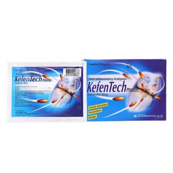 Cao dán giảm đau Kefentech Plaster (20 gói/hộp)