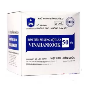 Bơm tiêm sử dụng một lần Vinahankook (50ml/cc)