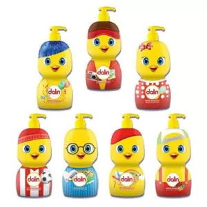 Sữa tắm gội toàn thân không cay mắt cho bé Dalin Baby (Chai 650ml) + Tặng kèm dầu massage và dưỡng ẩm Dalin baby oil (50ml)