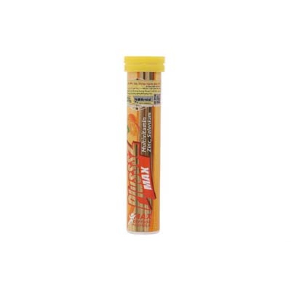 Viên sủi bổ sung vitamin C Plusssz Gold Max vị cam (20 viên/tube)