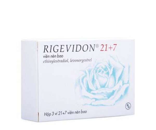 Thuốc tránh thai Rigevidon (3 vỉ x 21+7 viên nén/hộp)
