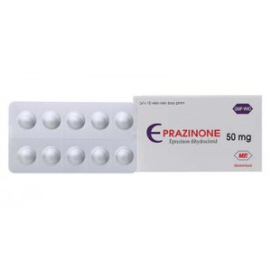 Thuốc trị viêm phế quản, viêm mũi, suy hô hấp Eprazinone 50mg (3 vỉ x 10 viên/hộp)