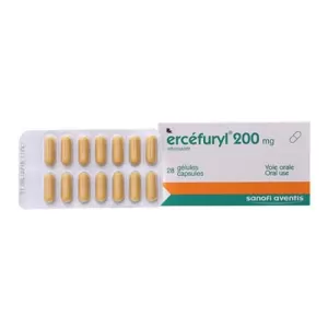 Ercefuryl 200mg (2 vỉ x 14 viên/hộp)