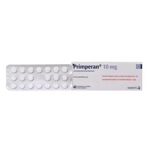 Primperan 10mg (2 vỉ x 20 viên/hộp)