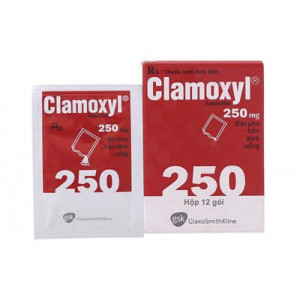 Thuốc kháng sinh Clamoxyl 250mg (12 gói/hộp)