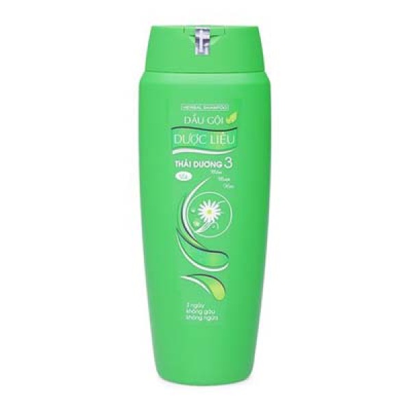 Dầu gội dước liệu sạch gàu suôn mềm hương lá Thái Dương 3 (200ml)