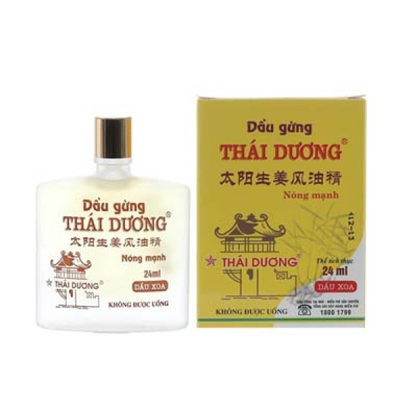 Dầu gừng Thái Dương (24ml)