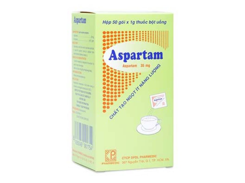 Thuốc tạo vị ngọt ít năng lượng dành cho người ăn kiêng Aspartam 35mg