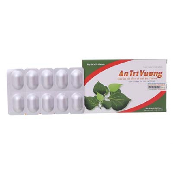 Thuốc hỗ trợ điều trị và phòng ngừa bệnh trĩ An Trĩ Vương (3 vỉ x 10 viên/hộp)