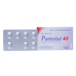 Thuốc điều trị loét dạ dày - tá tràng Pantostad 40mg (4 vỉ x 7 viên/hộp)