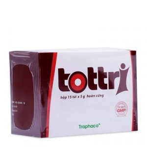 Thuốc điều trị các trường hợp trĩ cấp tính Tottri (15 túi x 5g/hộp)