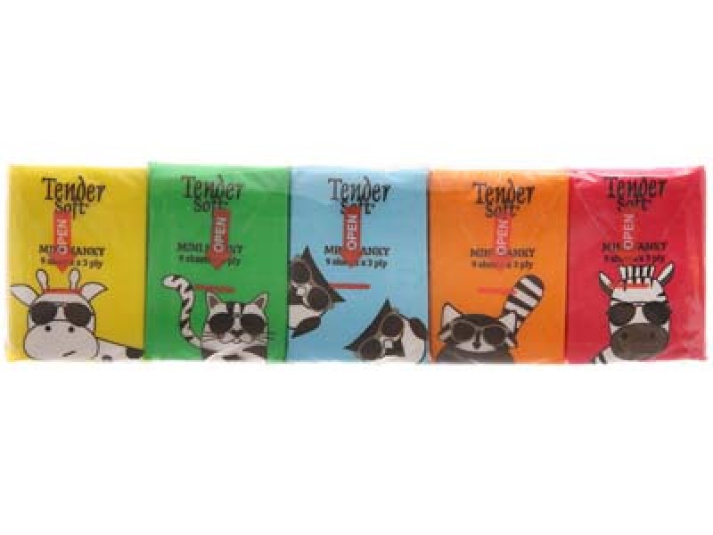 Khăn giấy bỏ túi Tender Soft 3 lớp (10 gói/lốc)