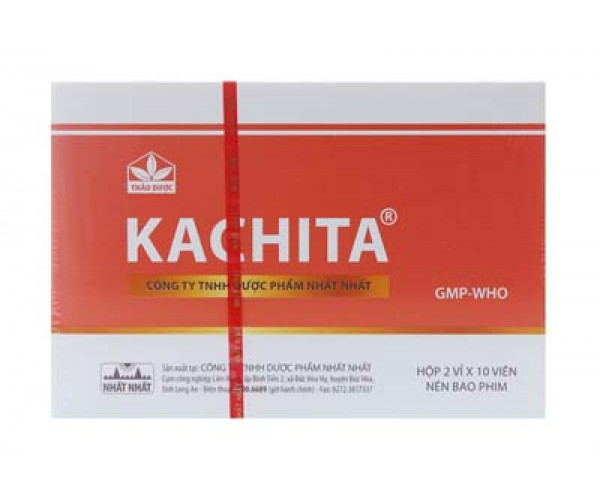 Thuốc điều trị nhiệt miệng Kachita (2 vỉ x 10 viên/hộp)