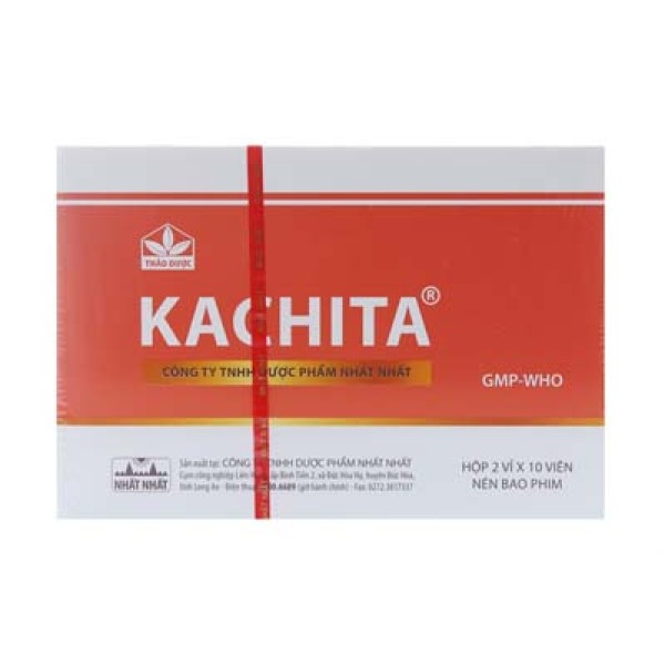 Thuốc điều trị nhiệt miệng Kachita (2 vỉ x 10 viên/hộp)
