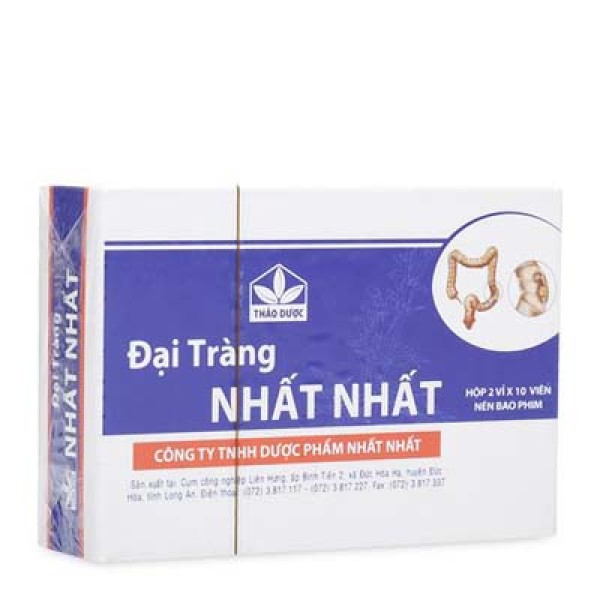 Thuốc điều trị viêm đại tràng, viêm ruột cấp – mãn tính Đại Tràng Nhất Nhất (2 vỉ x 10 viên/hộp)