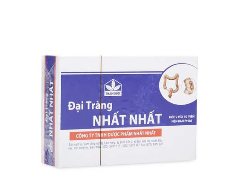 Thuốc điều trị viêm đại tràng, viêm ruột cấp – mãn tính Đại Tràng Nhất Nhất (2 vỉ x 10 viên/hộp)